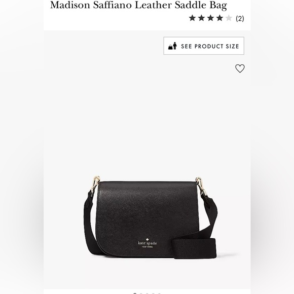 kate spade Handbags - NWT Kate Spade Crossbody leather saddle bag